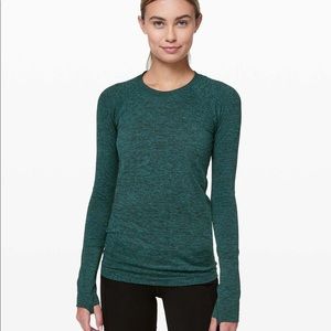 Lululemon Swiftly Speed Long Sleeve- Bermuda Teal